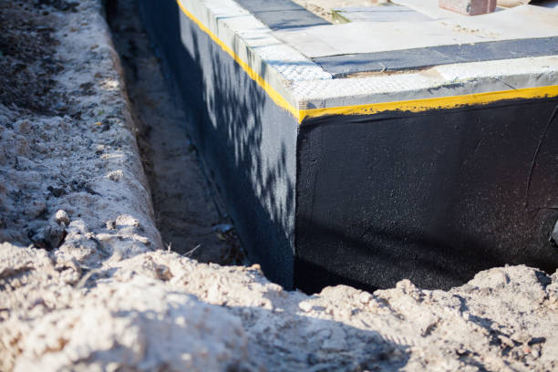 Residential Waterproofing installation at a Staunton, VA home by SJ Waterproofing Pros